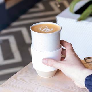 Dune 16oz Ceramic Travel Mug – (Includes Lid & Band)