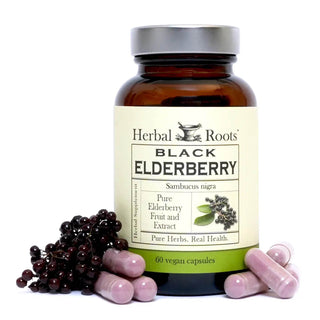 Herbal Roots Black Elderberry Capsules