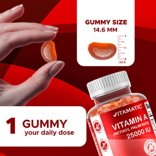 Vitamatic | Vitamin A (Retinyl Palmitate) 25000 IU