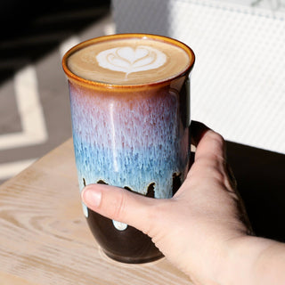 Monsoon Ceramic Travel Mug – 16oz with Lid & Sleeve