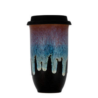 Monsoon Ceramic Travel Mug – 16oz with Lid & Sleeve
