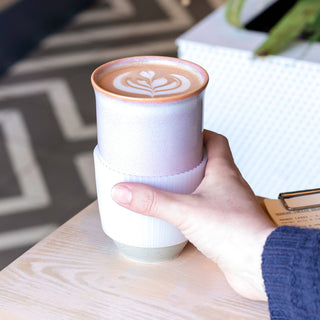 Horizon Ceramic Travel Mug – 16oz with Lid & Sleeve