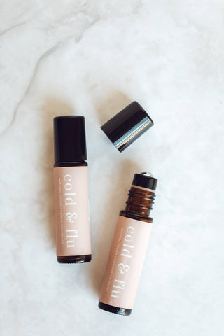 Cold and Flu Essential Oil Blend: 10ml Roll-On