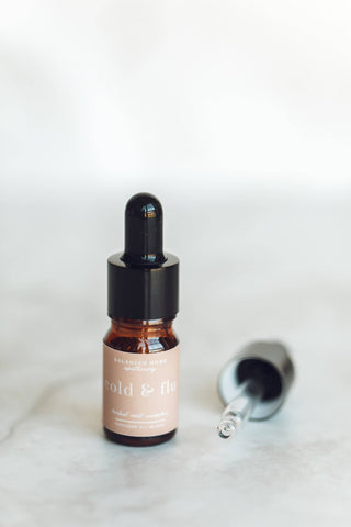 Cold and Flu Essential Oil Blend: 10ml Roll-On