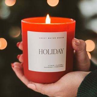 15 oz Soy Candle - Holiday Scent