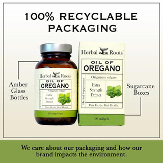 Herbal Roots Oil of Oregano Capsules
