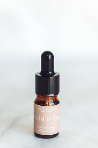 Cold and Flu Essential Oil Blend: 10ml Roll-On
