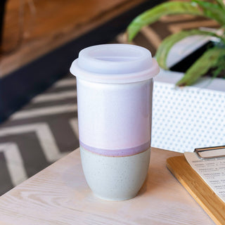 Horizon Ceramic Travel Mug – 16oz with Lid & Sleeve