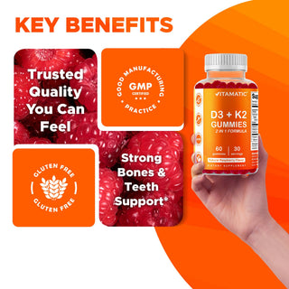 Vitamatic D3 K2 | 60 Vegan Gummies