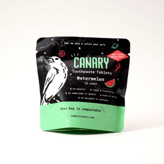 Watermelon Toothpaste Tablets - NEW & IMPROVED!: 2 month supply jar - 126 tablets