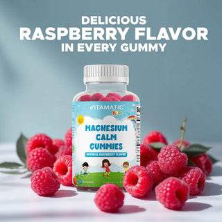 Vitamatic Kids Magnesium Calm Gummies | 60 Vegan Gummies