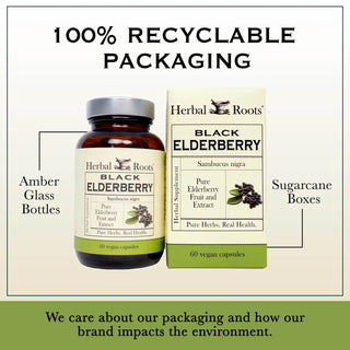 Herbal Roots Black Elderberry Capsules