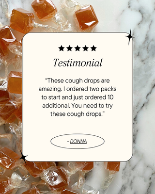 Honey Ginger & Lemon Lozenges