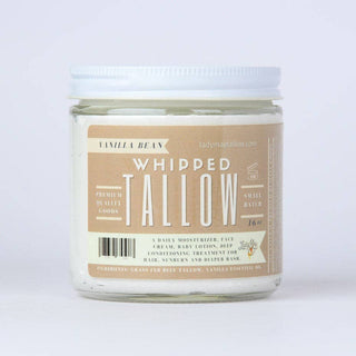 Vanilla Whipped Tallow Moisturizer | 100% Natural Skincare: 9oz