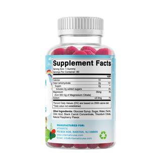 Vitamatic Kids Magnesium Calm Gummies | 60 Vegan Gummies