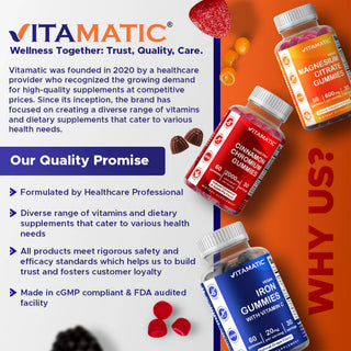 Vitamatic Valerian Root Chamomile 6000 mg eqv.  – 60 Gummies