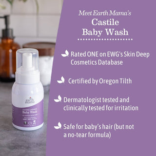 Calming Lavender Castile Baby Wash: 6.27 oz