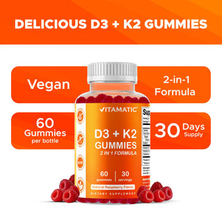 Vitamatic D3 K2 | 60 Vegan Gummies