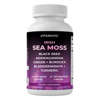 Vitamatic Sea Moss 3000mg | 180 Vegetarian Capsules