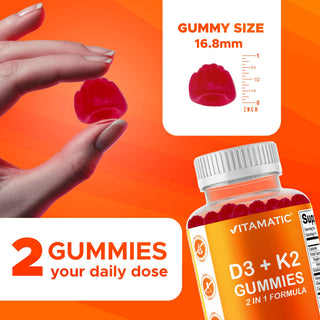 Vitamatic D3 K2 | 60 Vegan Gummies